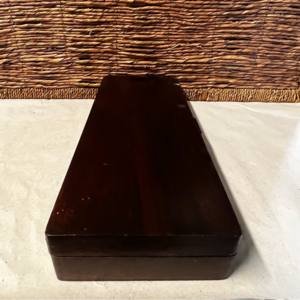 EKCO Flint Hollow CoreVintage Knife Carving Set Wood Box USA Bakelite Handles - Picture 7 of 10